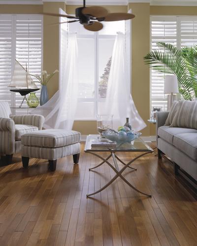 Hardwood floor refinishing project in San Francisco home