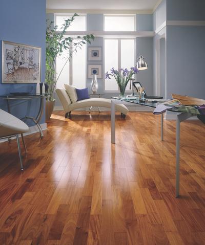 Professional hardwood floor installation in Bay Area residence